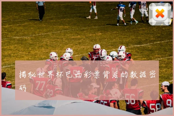揭秘世界杯巴西彩票背后的数据密码